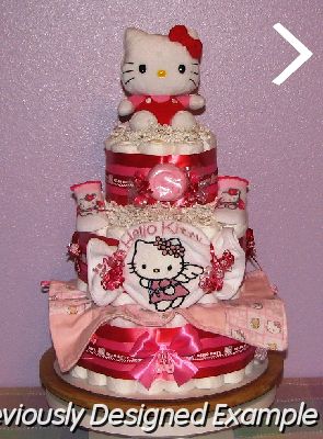 Hello-Kitty-Diaper-Cake (2).JPG - Hello Kitty Angel Cake
